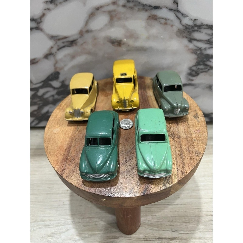 Vintage Dinky Toys Saloon Car Lot x5 Morris Oxford Austin Taxi Hillman Triumph